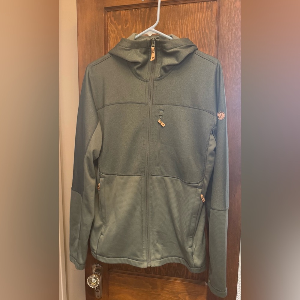 Fjallraven Abisko Trail Fleece Full Zip Jacket Green